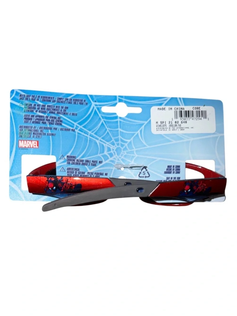 Marvel Spider-Man Red Sunglasses for Kids